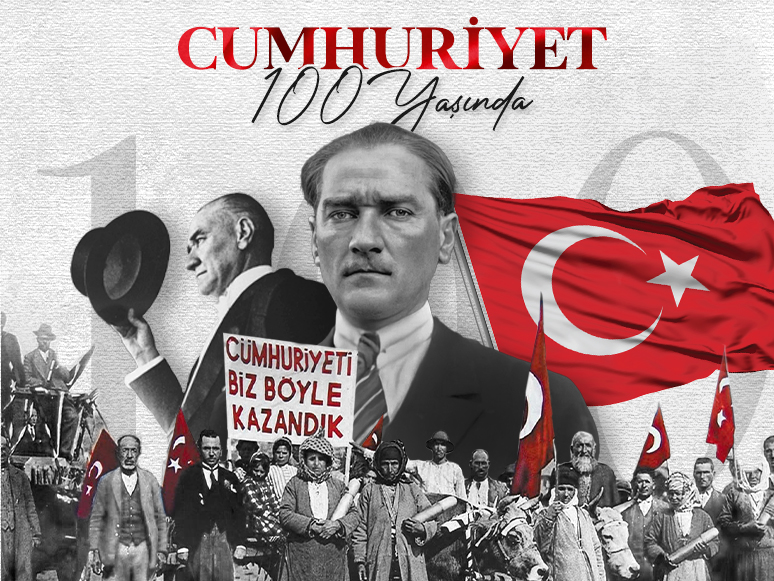 QARDAŞ ÖLKƏ TÜRKİYƏ CÜMHURİYYƏTİNİN 100-Cİ İLLİYİDİR