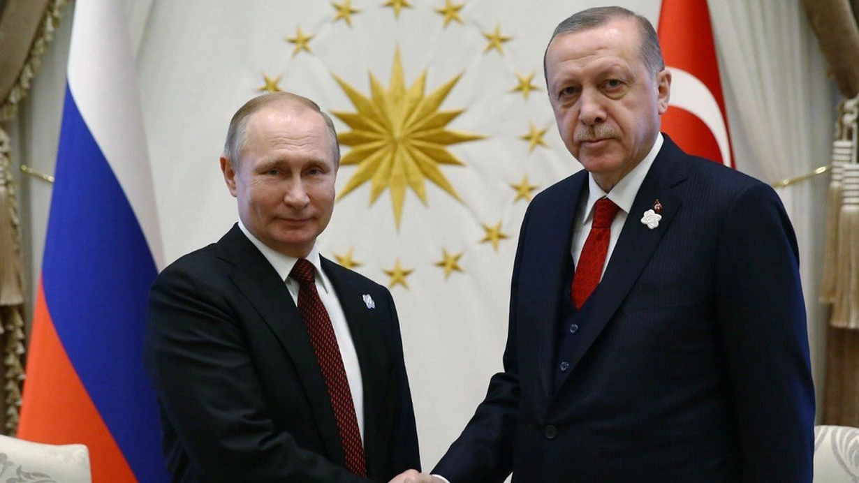 PREZİDENT ƏRDOĞAN RUSİYA LİDERİ PUTİNLƏ GÖRÜŞÜB