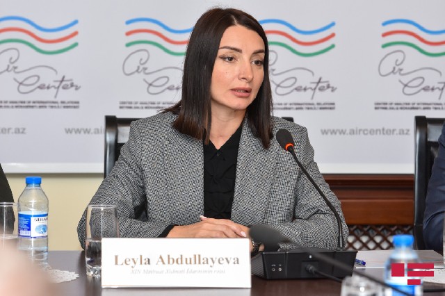 LEYLA ABDULLAYEVA ÖLKƏMİZƏ QARŞI TƏXRİBATÇI BƏYƏNATLARA SƏSSİZ QALMAYIB - VİDEO