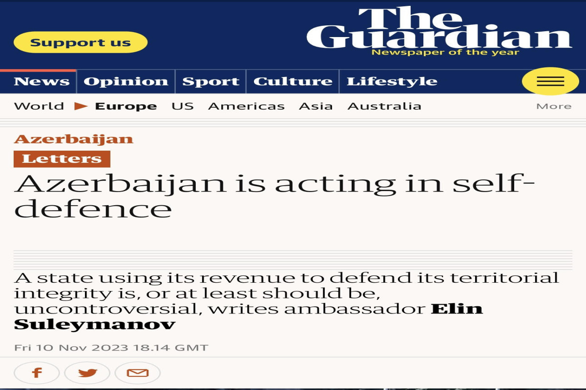 "THE GUARDİAN" QƏZETİNDƏ AZƏRBAYCAN ƏLEYHİNƏ YAZILMIŞ MƏQALƏLƏRƏ CAVAB VERİLİB - VİDEO