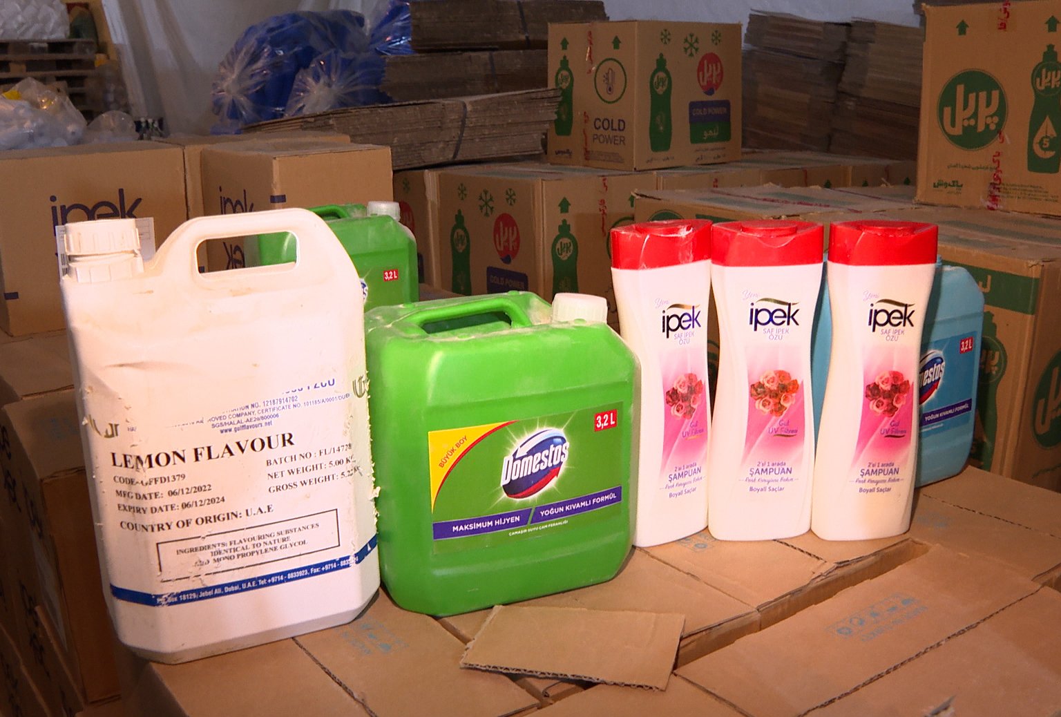 Saxta "Fairy", "Domestos", "Head and Shoulders" satanlar saxlanılıb -VİDEO+FOTO