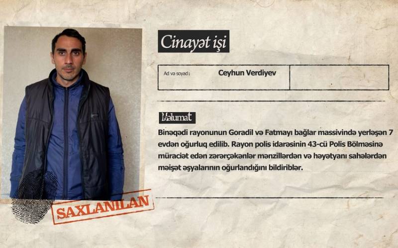 Bakıda usta işlədiyi evdən oğurluq etdi - VİDEO
